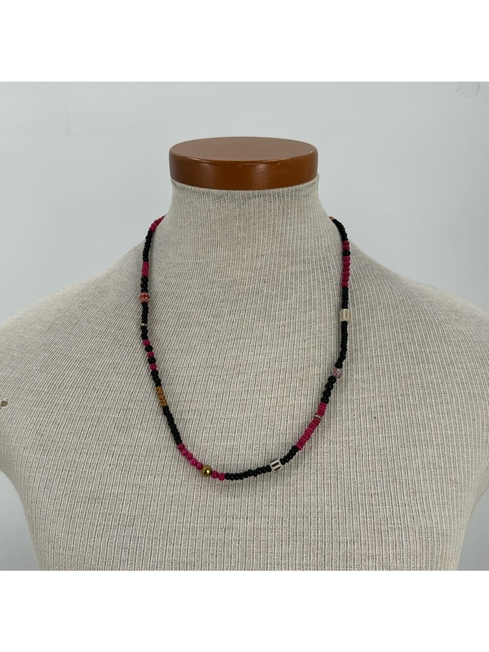 Patch nyc beaded charm necklace